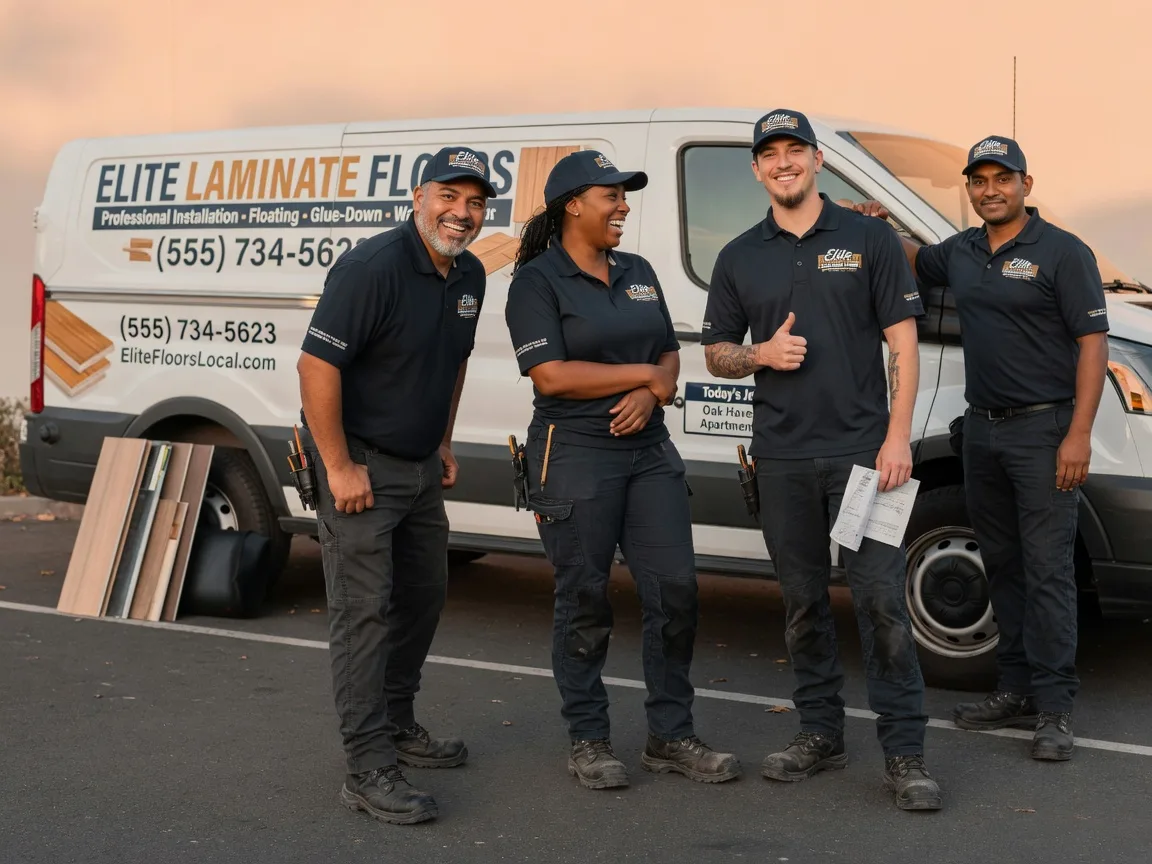 Laminate flooring installation company in Ovalo, TX